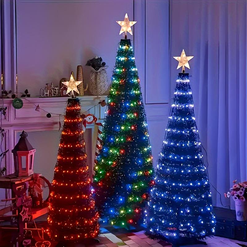FeastiveFinds 7FT Smart Christmas Tree with RGB LED Lights, Remote & App Control, Timer, Music Sync – Prelit Artificial Tree for Indoor and Outdoor Holiday Decorations